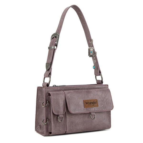 Wrangler Buckle Charm Small Shoulder Bag- Multiple Colours - Irvine Tack & Western Wear