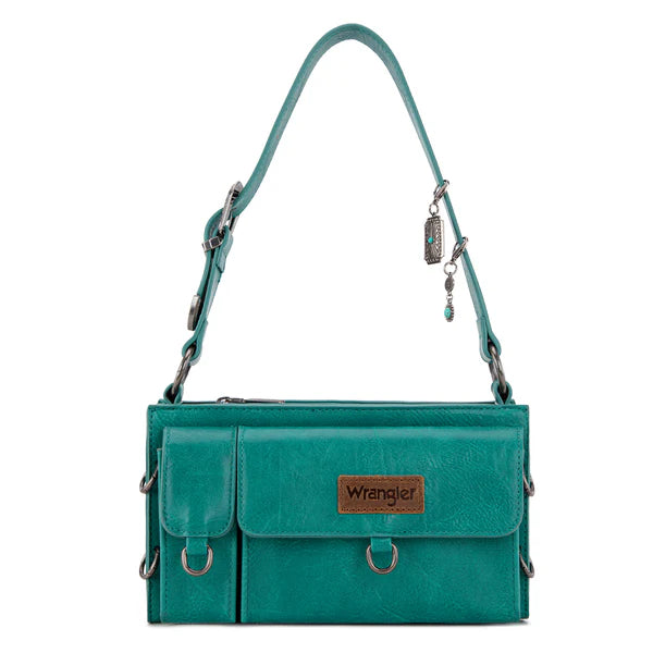 Wrangler Buckle Charm Small Shoulder Bag- Multiple Colours - Irvine Tack & Western Wear