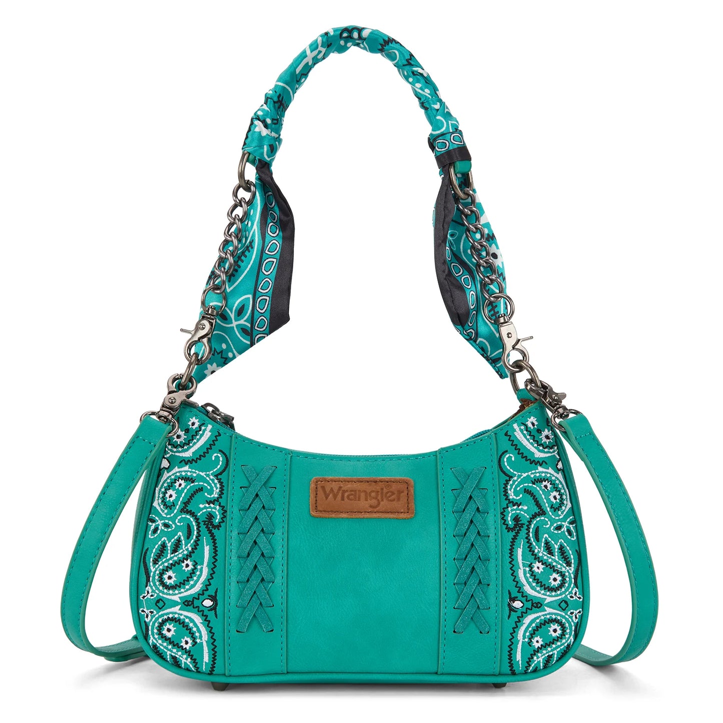 Wrangler Genuine Bandana Paisley Print Crossbody Shoulder Bag- Multiple Colours - Irvine Tack & Western Wear