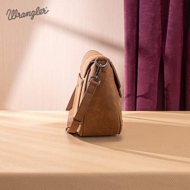 Wrangler Aztec Saddle Crossbody Bag- Multiple Colours