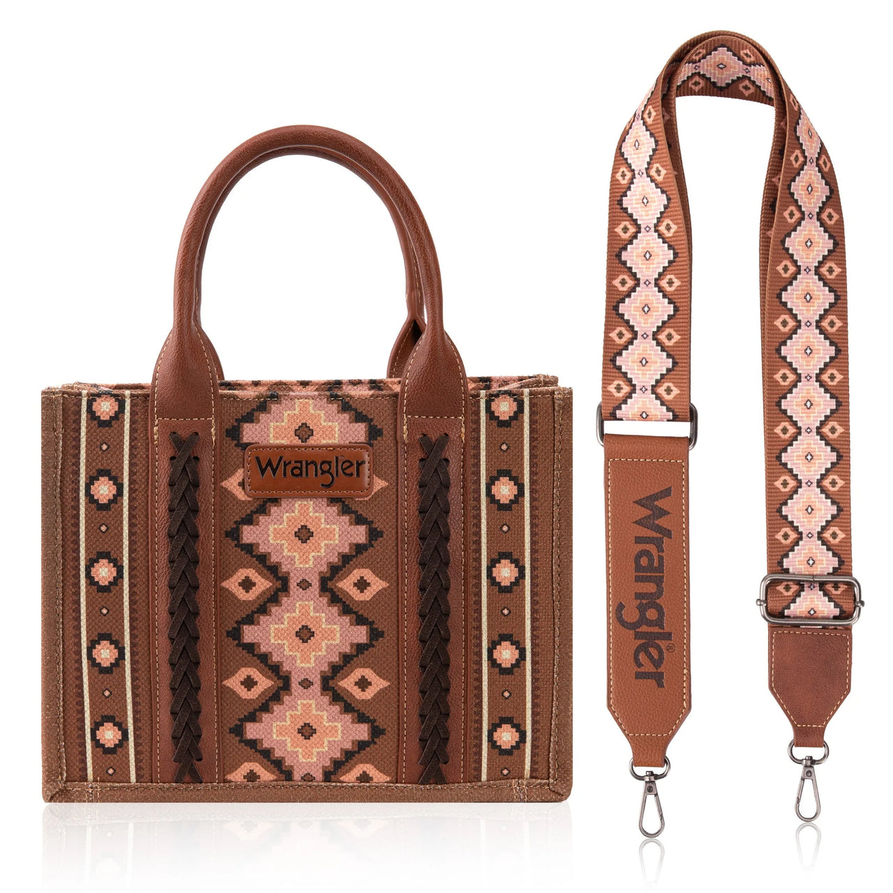 Wrangler Southwestern Print Small Canvas Purse