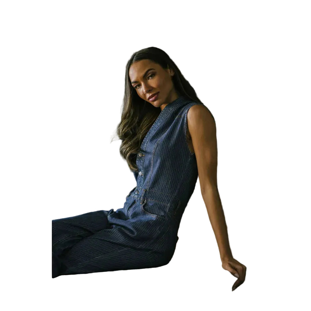 Kimes Ranch Women's Hadley Jumpsuit - Mini Stripe