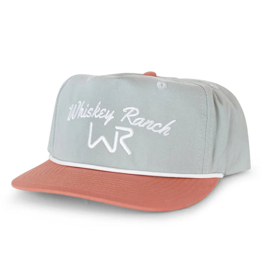 Whiskey Bent Hat Co Wild Bill Cap - Light Grey/Orange - Irvine Tack & Western Wear