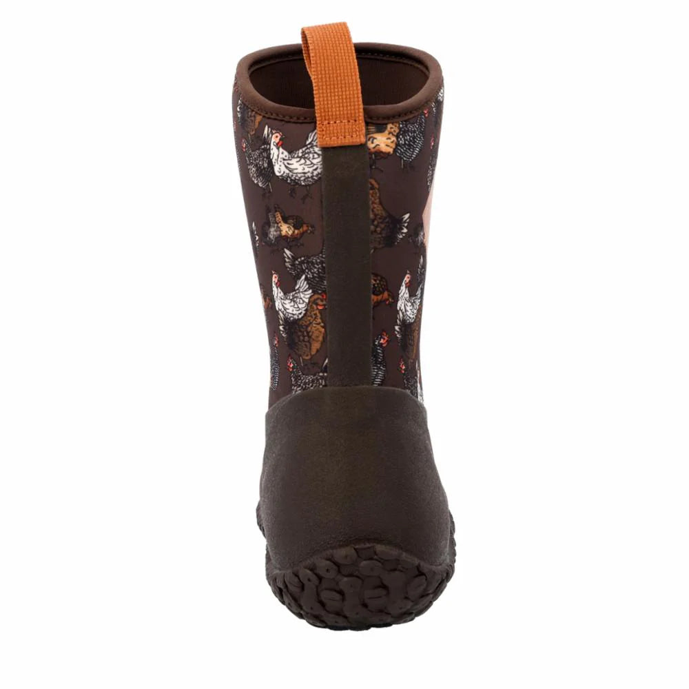 Muck Boots Women's Muckster II Mud - Dark Brown/Chickenprint