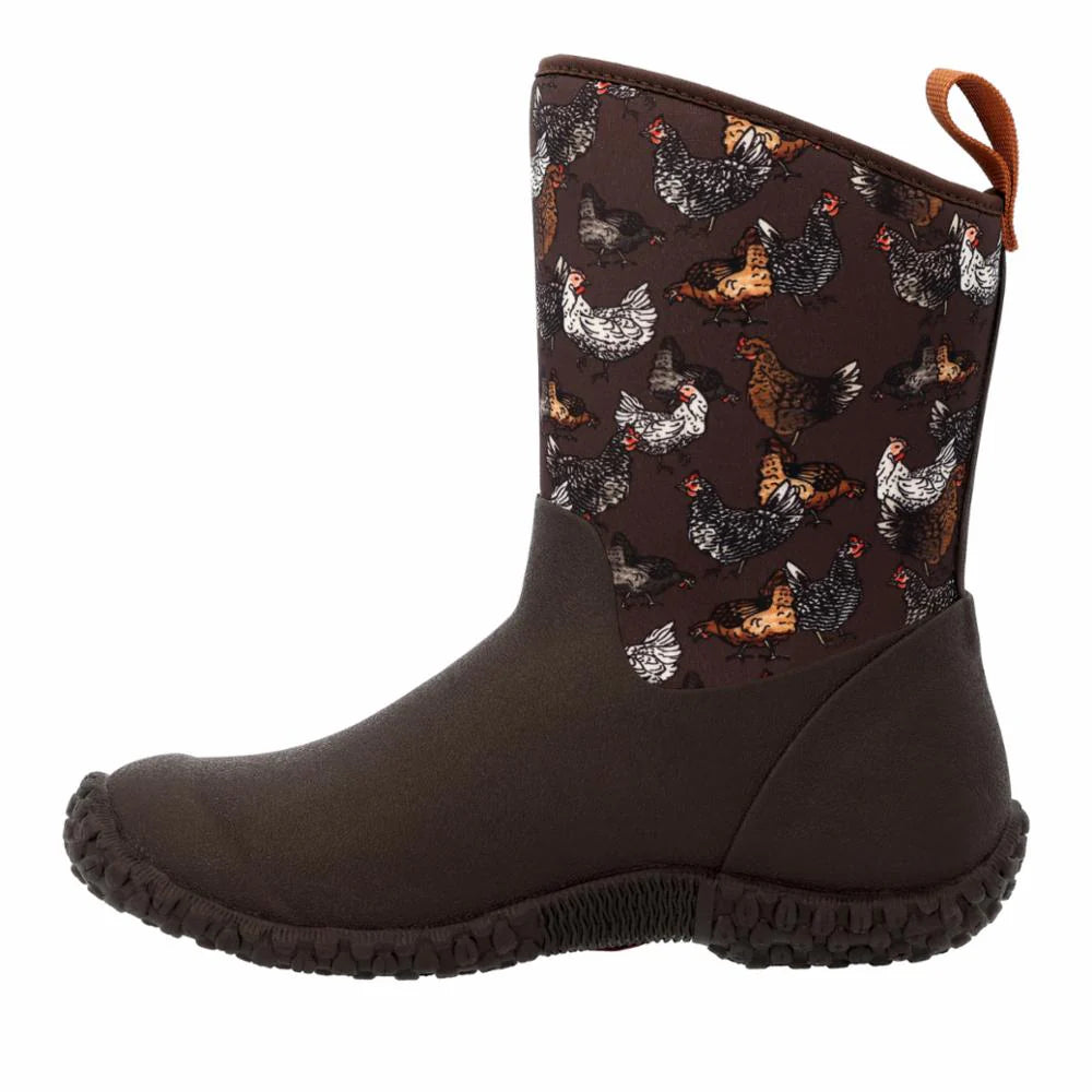 Muck Boots Women's Muckster II Mud - Dark Brown/Chickenprint