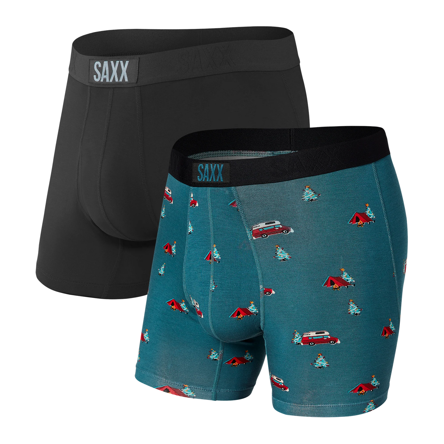 Saxx Men's Vibe Super Soft Boxer Briefs - 2-Pack