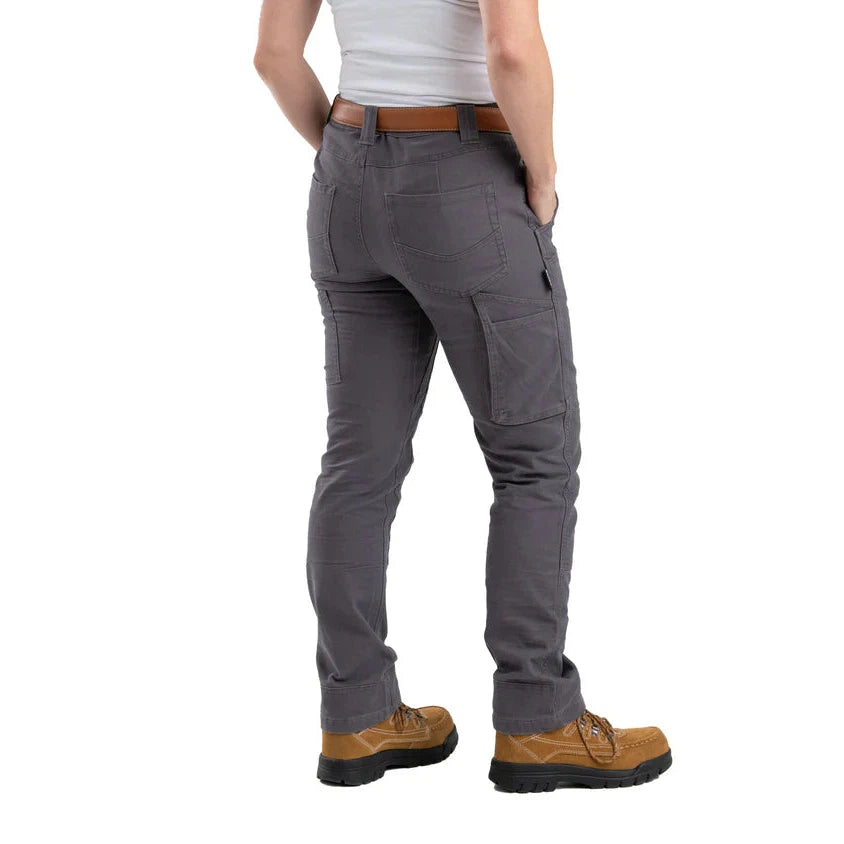 Berne Women's Flex Softstone Double Front Duck Pant - Brown Duck - Irvine Tack & Western Wear