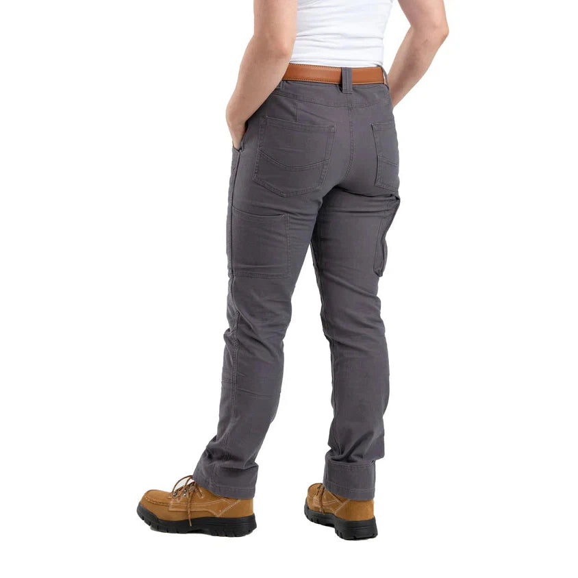 Berne Women's Flex Softstone Double Front Duck Pant - Brown Duck - Irvine Tack & Western Wear