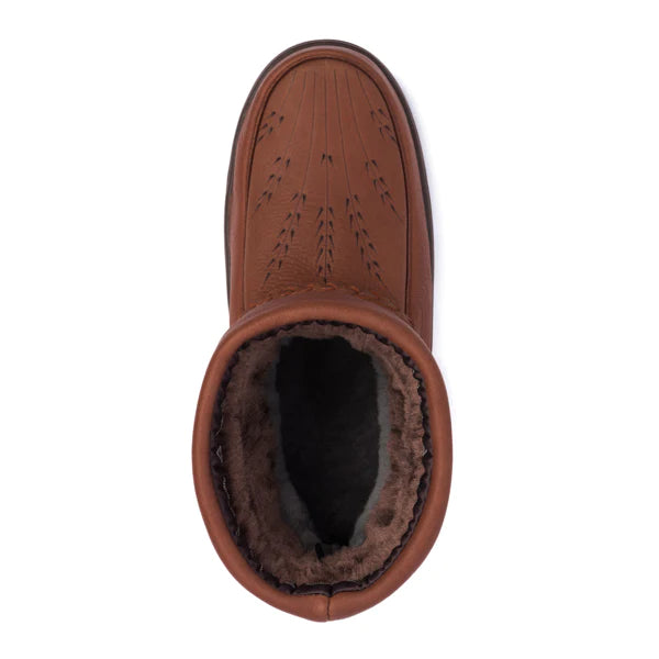 Manitobah Women's Waterproof Tamarack Ankle Mukluks - Tobacco