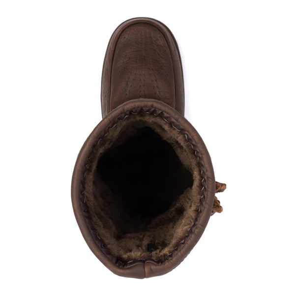 Manitobah Women's Waterproof Tamarack Grain Mukluks - Cocoa