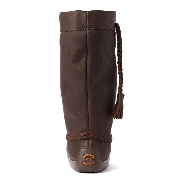 Manitobah Women's Waterproof Tamarack Grain Mukluks - Cocoa