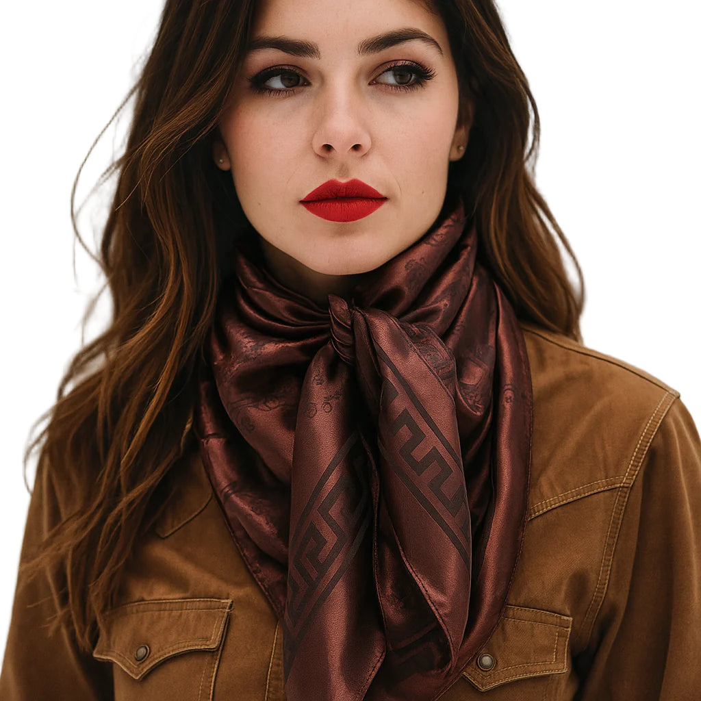 Rodeo Drive 35x35" Jacquard Wild Rags / Scarf - Multiple Colours