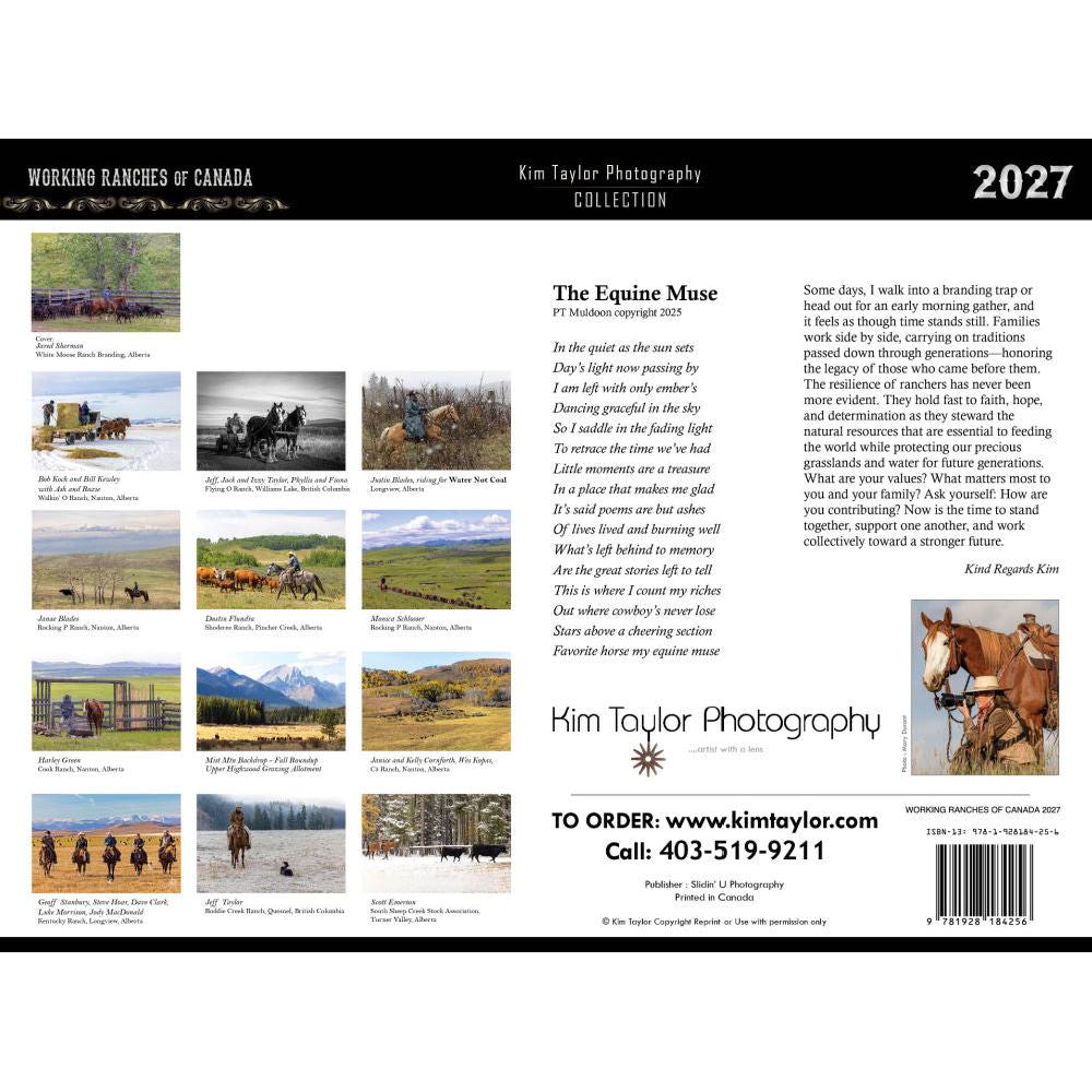 Working Ranches of Canada 2027 Calendar