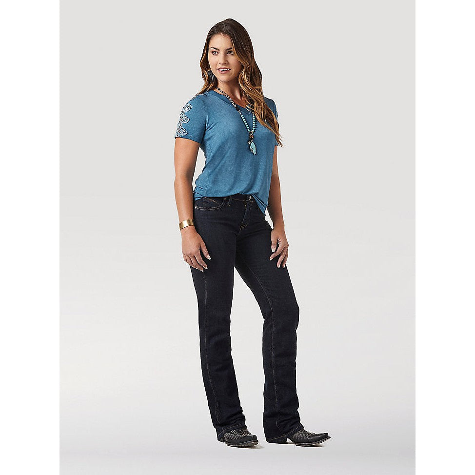 Wrangler Women's Q-Baby Ultimate Riding Jeans - Dark Dynasty