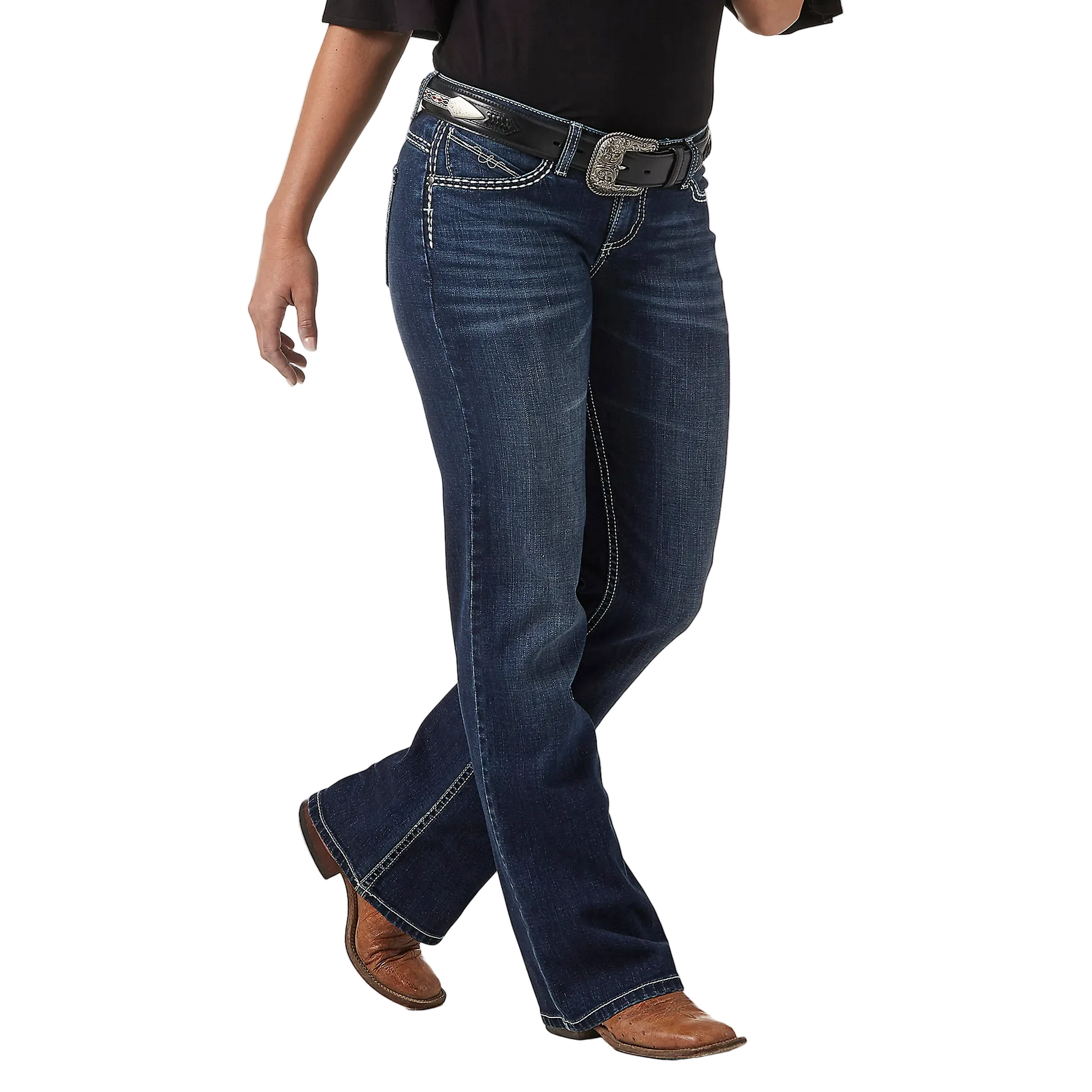 Wrangler Women's Shiloh Ultimate Riding Jeans - TA Wash - Irvine Tack & Western Wear