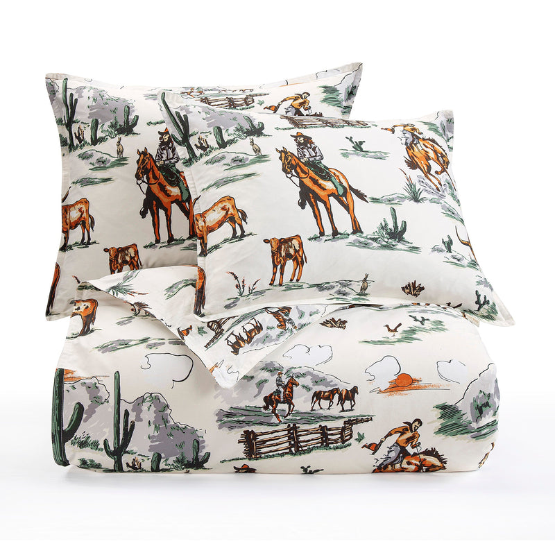 HiEnd Accents Ranch Life Reversible Comforter Set  - King
