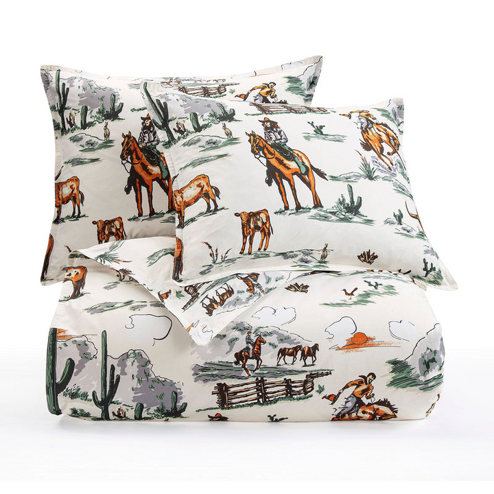 HiEnd Accents Ranch Life Reversible Comforter Set  - King