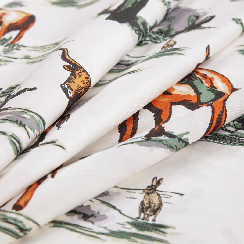 HiEnd Accents Ranch Life Reversible Duvet Cover Set - Queen