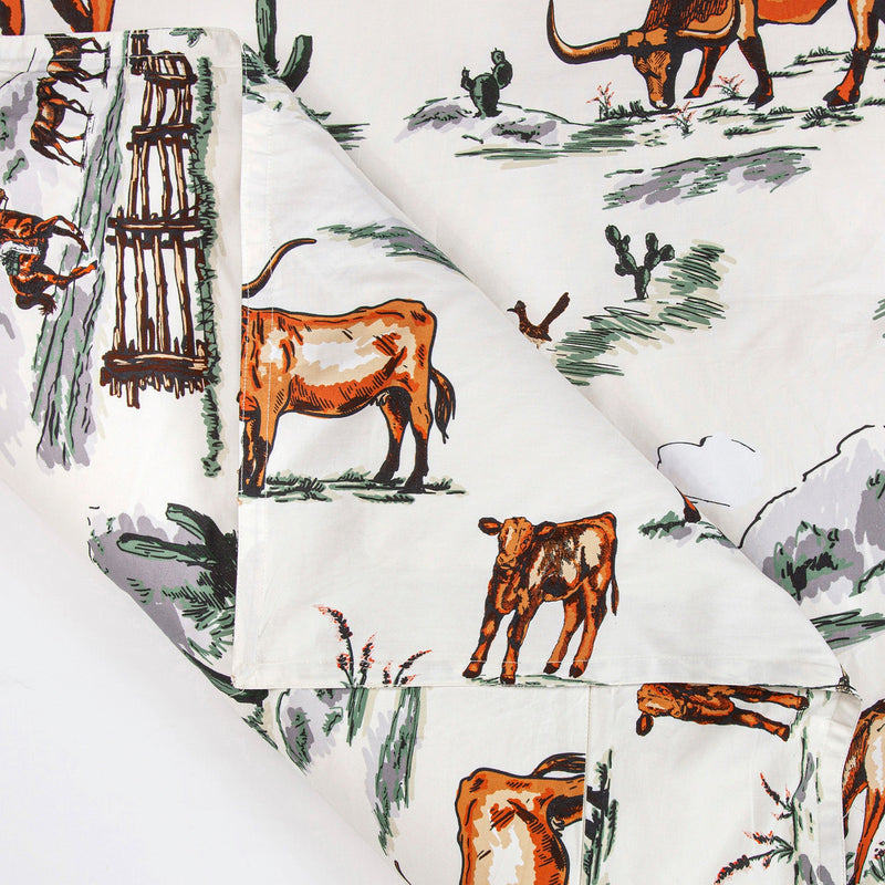 HiEnd Accents Ranch Life Reversible Comforter Set  - King