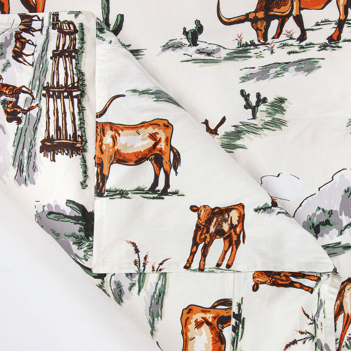 HiEnd Accents Ranch Life Reversible Comforter Set  - King