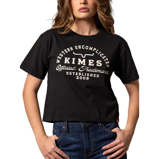 Kimes Ranch Women's Heavy Text Tee Shirt - Multiple Colours