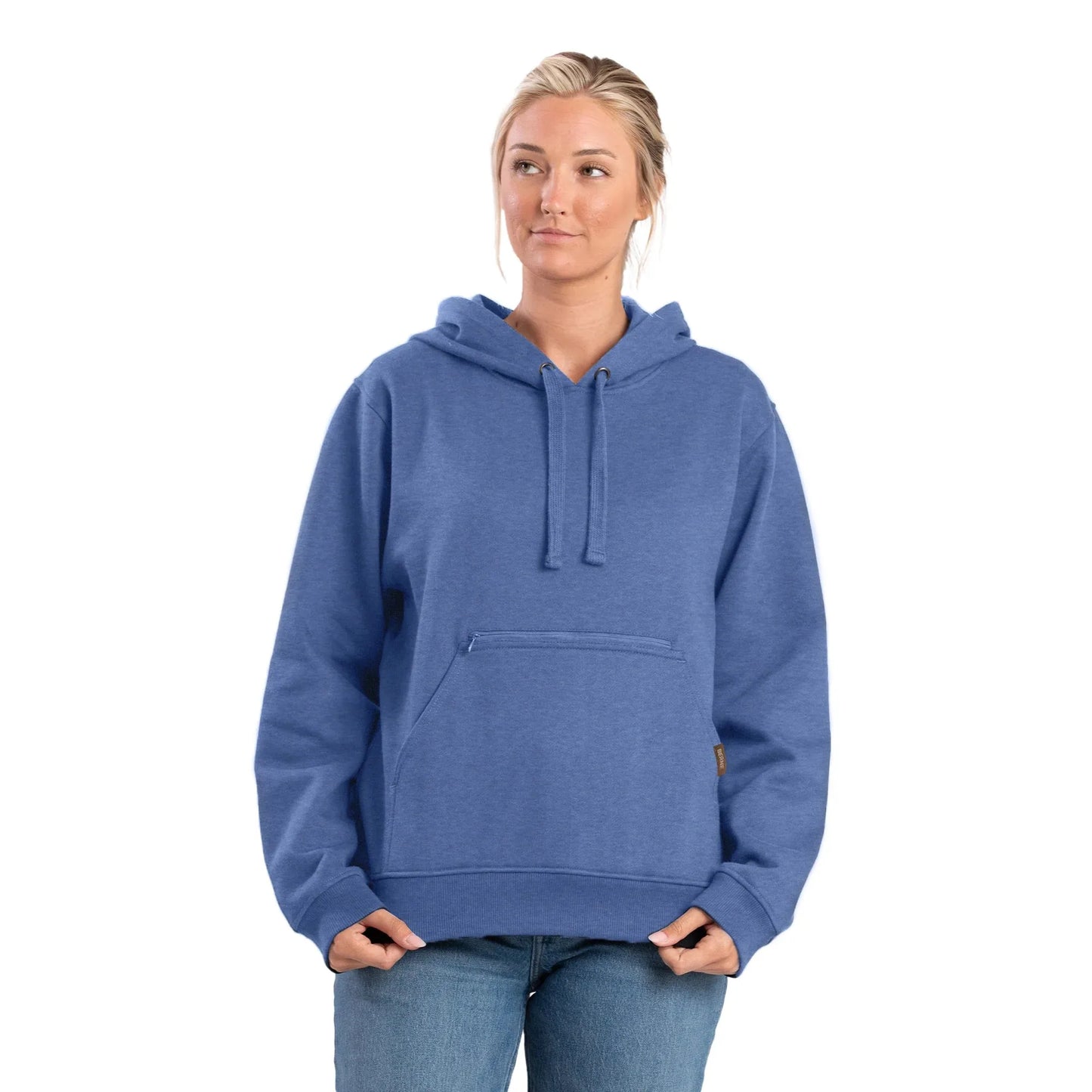 Berne Women's Heritage Zippered Pocket Hooded Pullover Sweatshirt