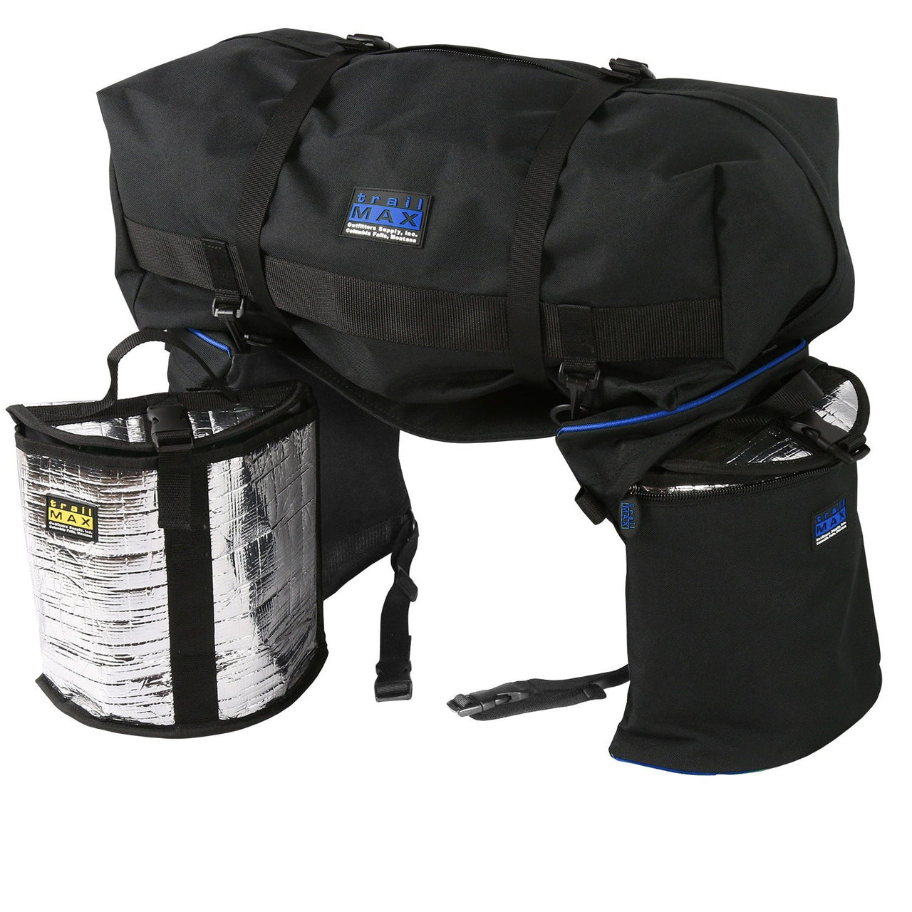 Trail Max Medium Saddle Bags w/Colored Piping