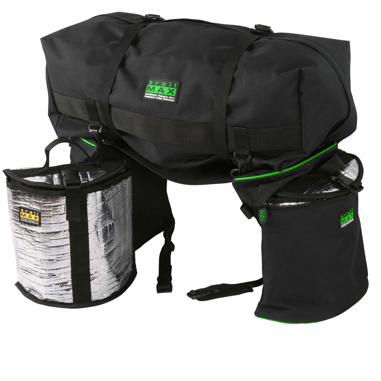 Trail Max Medium Saddle Bags w/Colored Piping