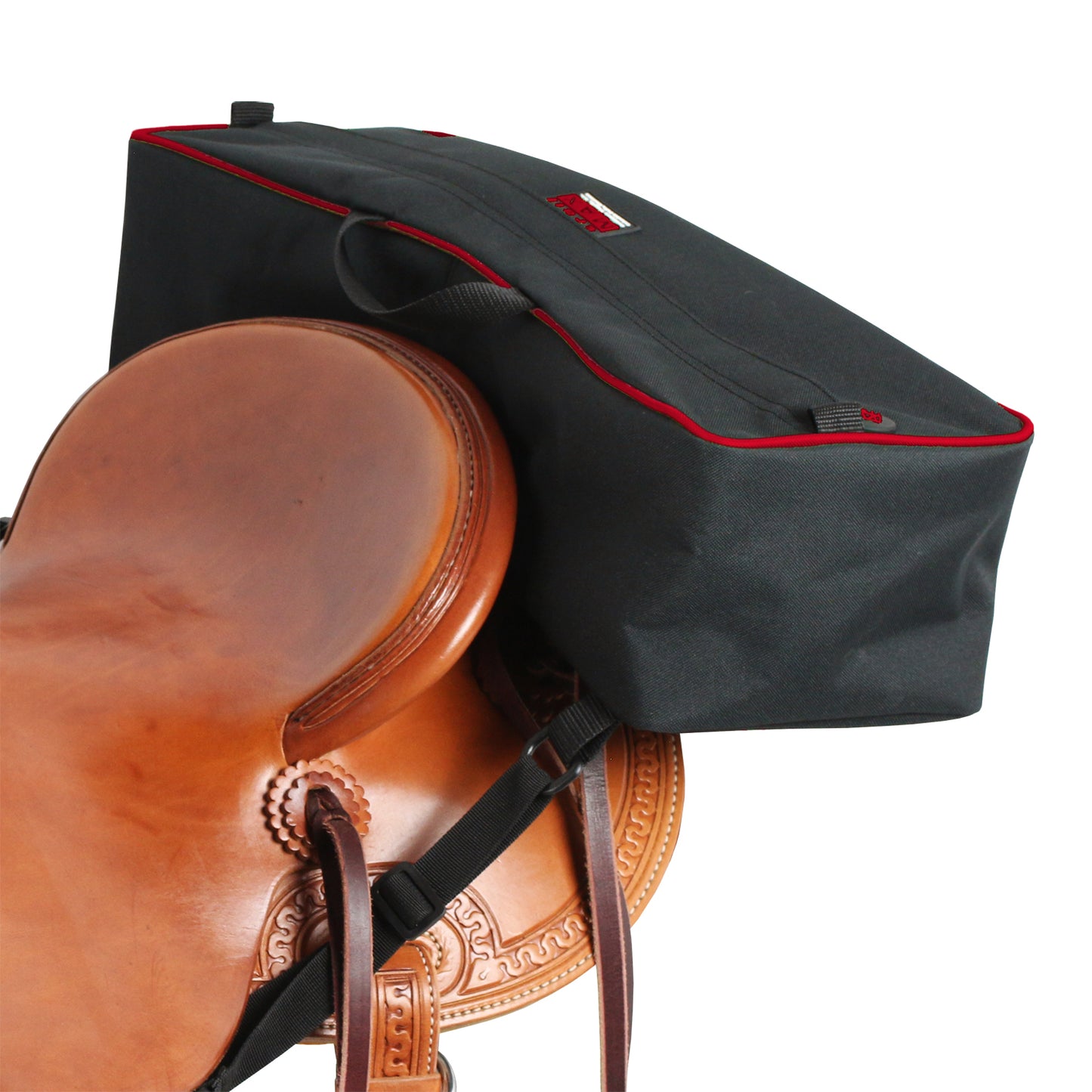 Trail Max Daytripper Cantle Bag w/Colored Piping