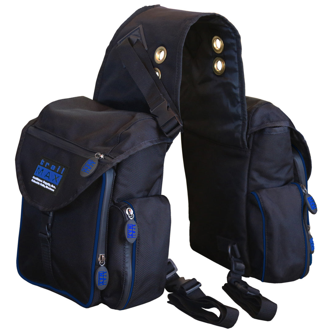 Trail Max 500 Series Back Pocket Saddle Bag W/colored Piping