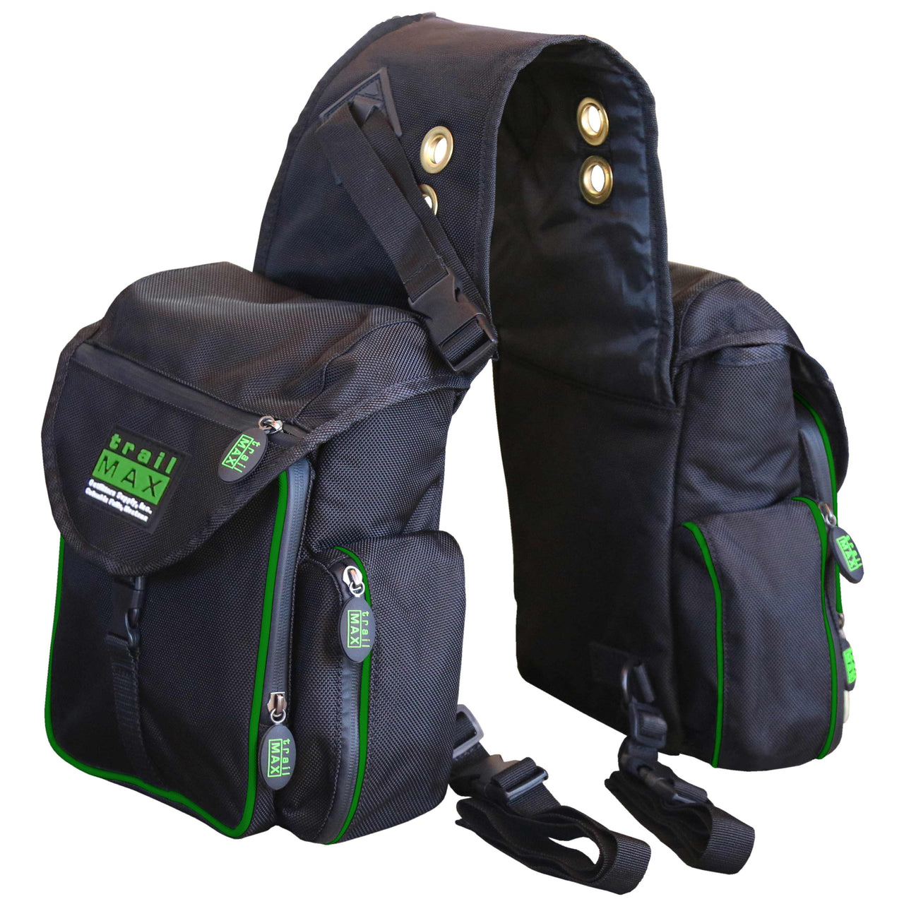 Trail Max 500 Series Back Pocket Saddle Bag W/colored Piping