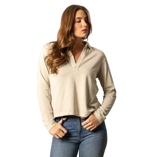 Kimes Ranch Women's Abby Long Sleeve V Neck Pullover Top - Multiple Colours