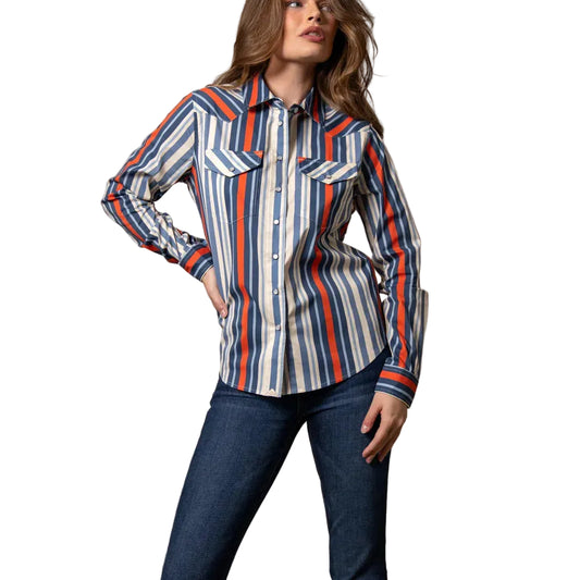 Kimes Ranch Women's Kai Long Sleeve Stripe Shirt - Multiple Colours