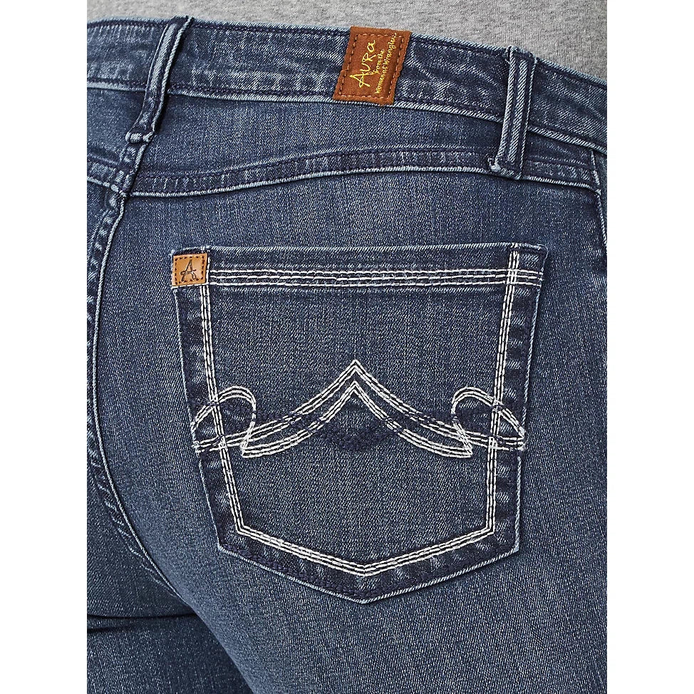 Wrangler Women's Aura Mid Rise Bootcut Jeans - Helen