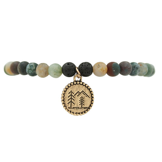 KC Gifts Tree Mountain Bracelet