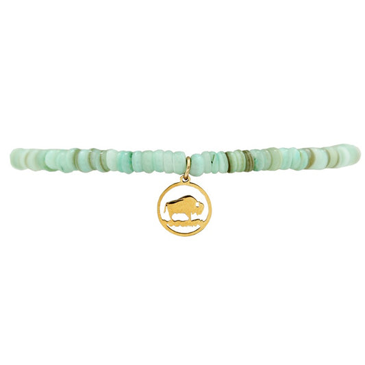 KC Bracelet Stone Green Buffalo