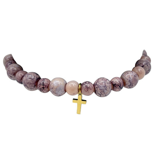 KC Bracelet Cross Pink