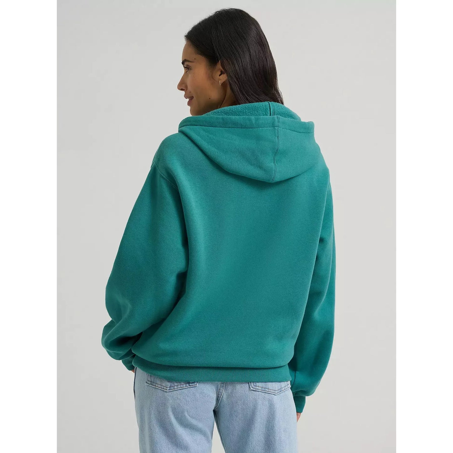 Wrangler Women's Wide Open Spaces Logo Hoodie - Teal Dream