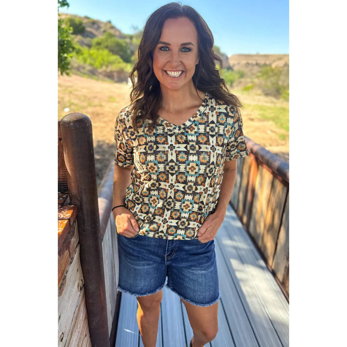 Sterling Kreek Women's Golden Mesa Top - Multiple Colours