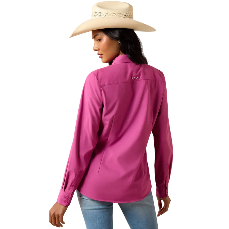Ariat Women's Kirby Pro Long Sleeve Button Shirt - Rose Sorbet