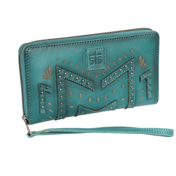 STS Wayfarer Juniper Bifold Wallet - Turquoise