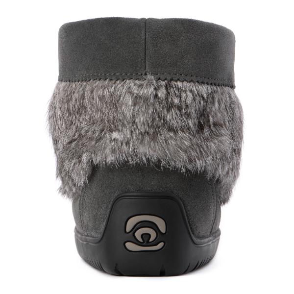 Manitobah Women's Waterproof Keewatin Suede Mukluks - Charcoal