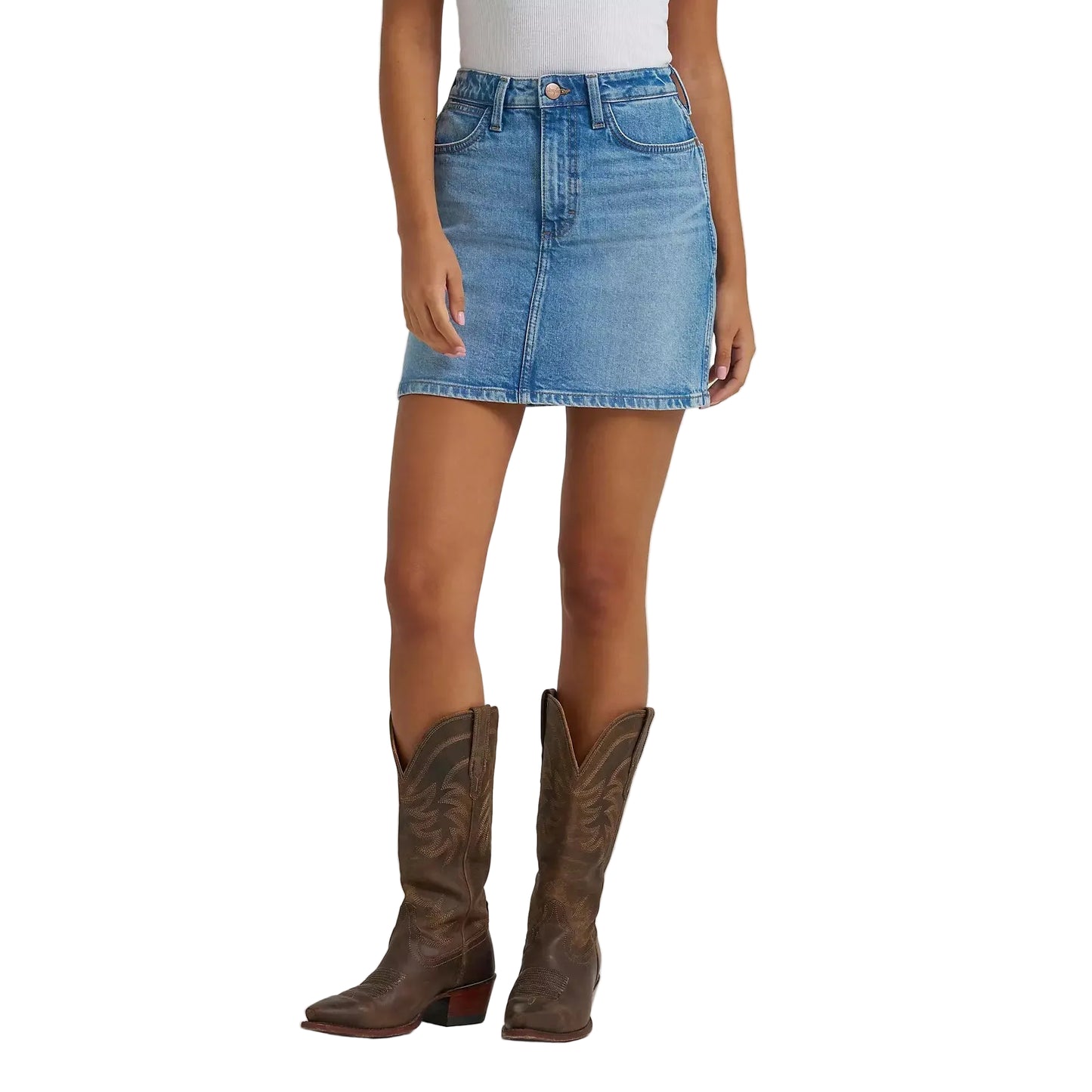 Wrangler® Women's Retro® Bailey Denim Skirt - Mikayla