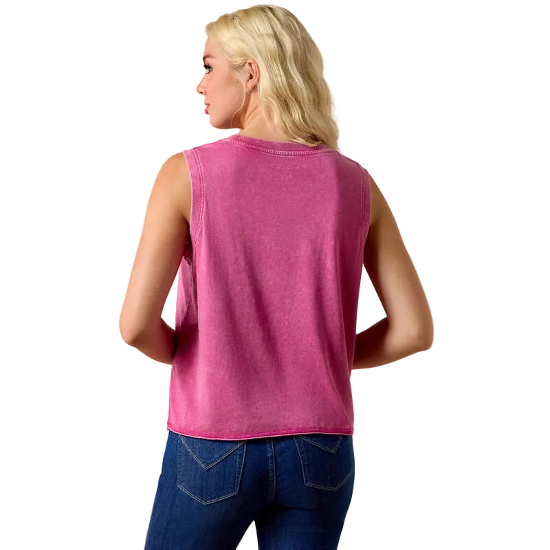 Ariat Women's Rock N Roll Tank - Rose Sorbet