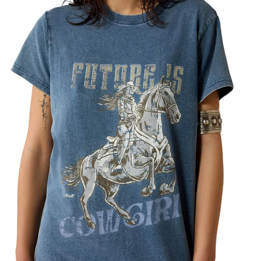 Ariat Women's Future is Cowgirl Dress - Washed Indigo