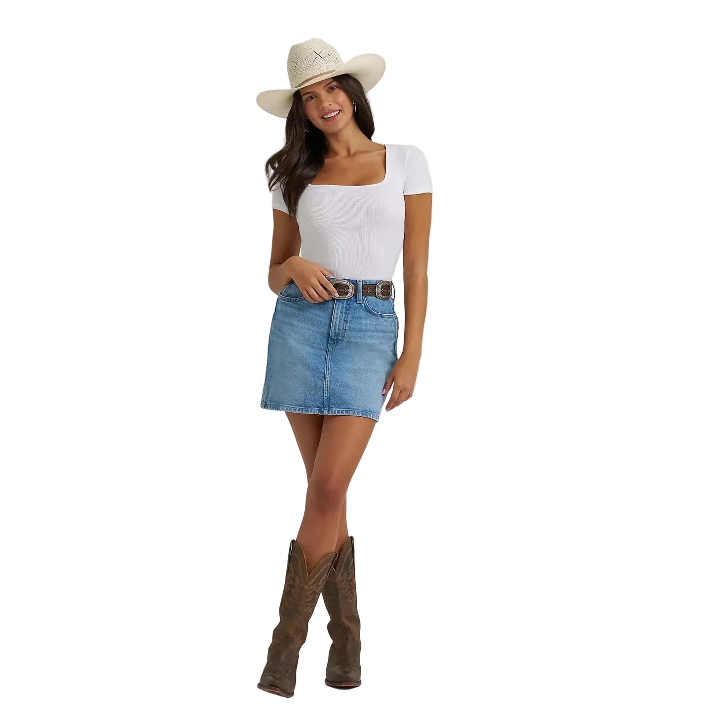 Wrangler® Women's Retro® Bailey Denim Skirt - Mikayla