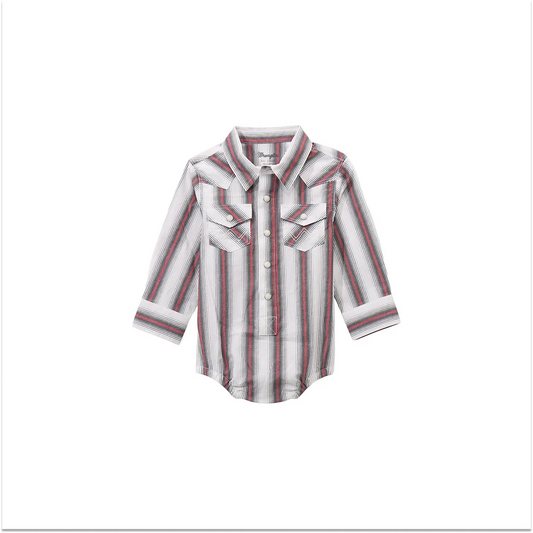 Wrangler Baby Boy Onesie - White Multi