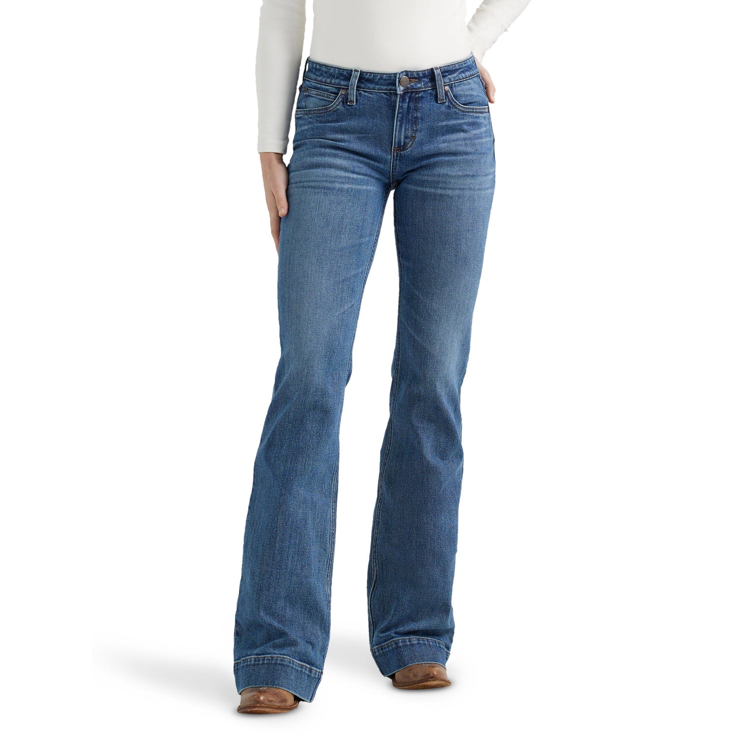 Wrangler Women's HO24 West Retro Mae Trouser- Iris