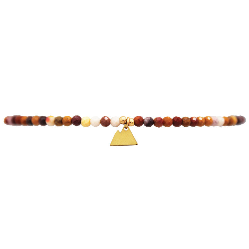 KC Bracelet Mountain Brown Beads