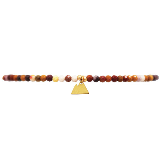 KC Bracelet Mountain Brown Beads